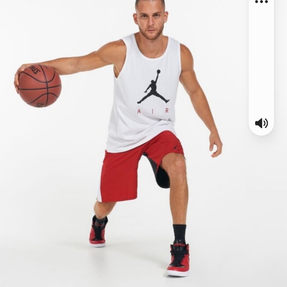 Jordan Mens Jumpman Tank Top White